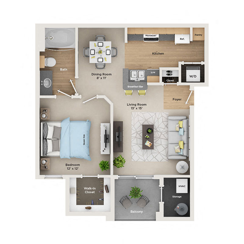 Suite A Floorplan