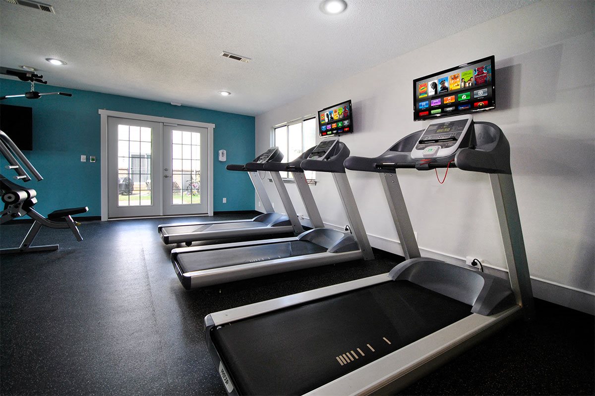 the view apartment and townhomes fitness center