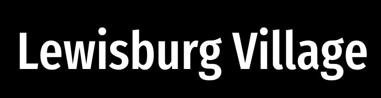 a white logo with the name of the company on a black background