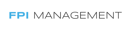 the company logo for fp management