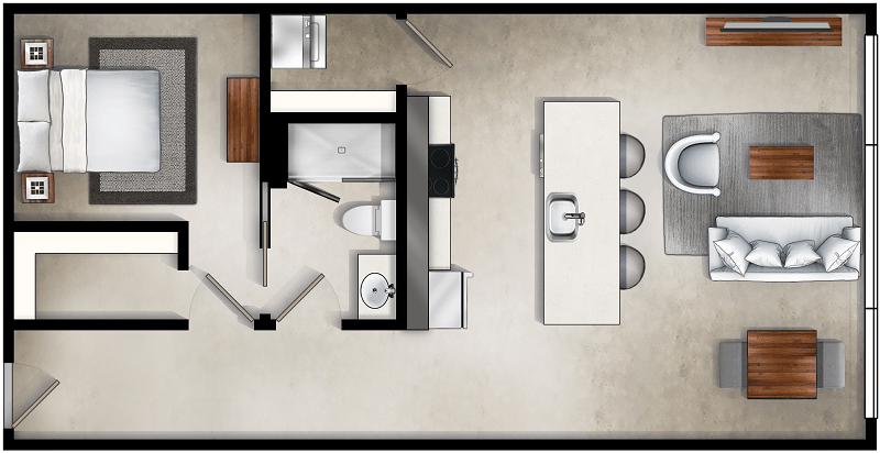 Suite A Floorplan