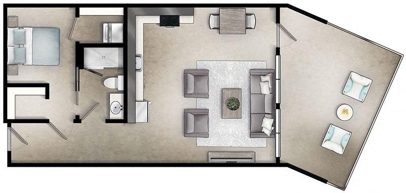Suite A Floorplan