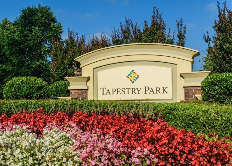 Welcoming Property Signage at Tapestry Park, Chesapeake, VA