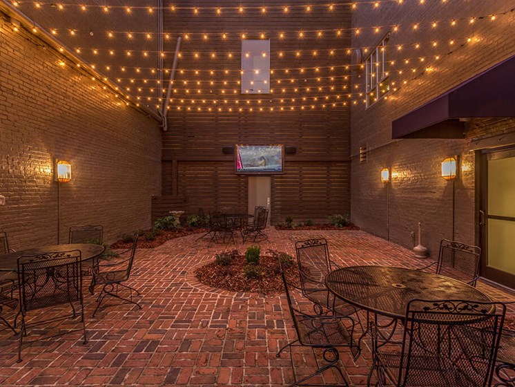Outdoor Patio at The Tower, Tuscaloosa, 35401