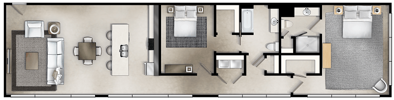 Suite A Floorplan