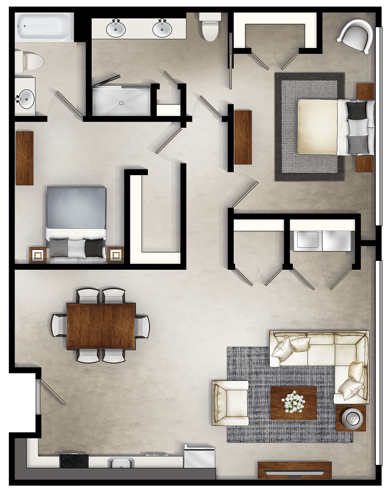 Suite A Floorplan