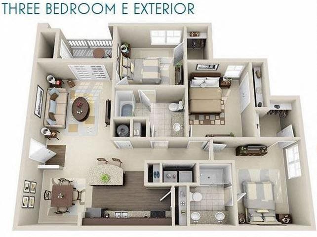 West Hampton Floor Plan West Hampton Floor Plan at Hampton Roads Crossing, Suffolk, VA, 23435