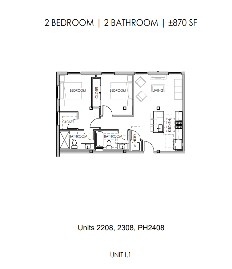 Two Bedroom - Two Bath