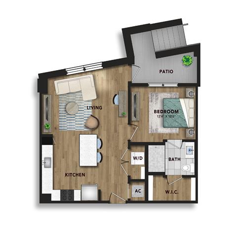Floor plan layout diagram for AG2