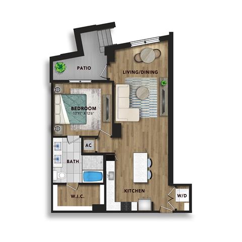 Floor plan layout diagram for AG3