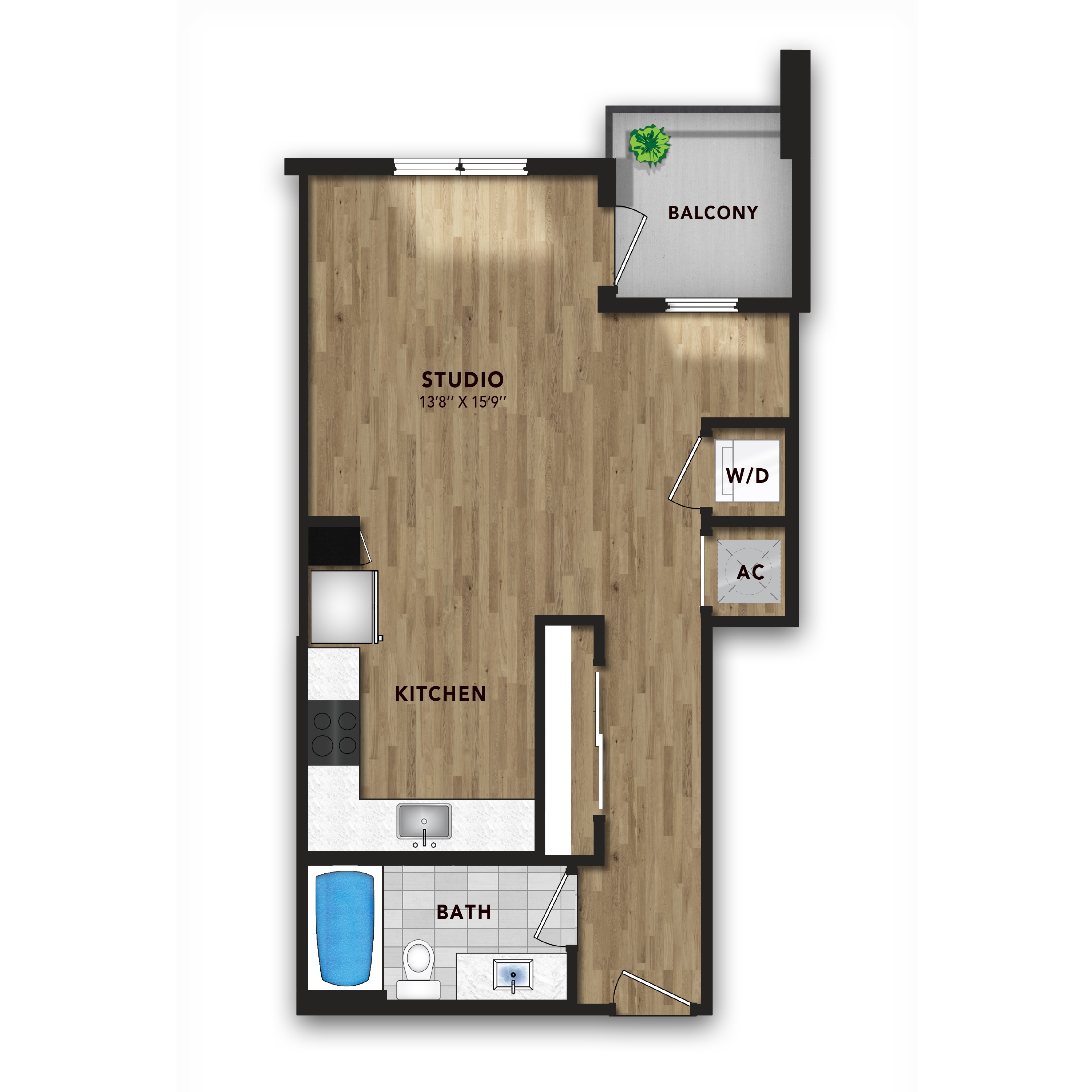 Floor plan layout diagram for E2