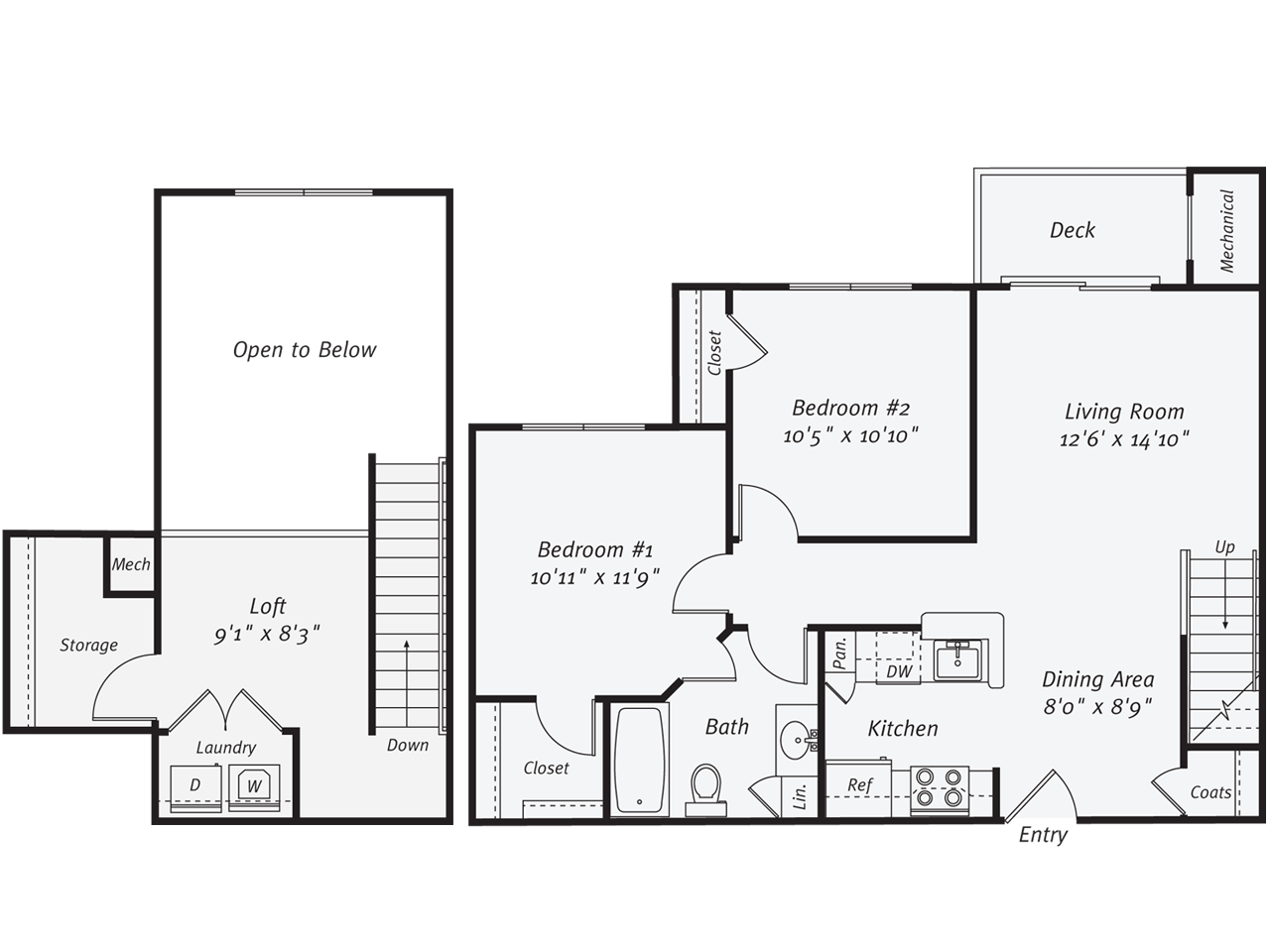 Floor Plan B1 Loft