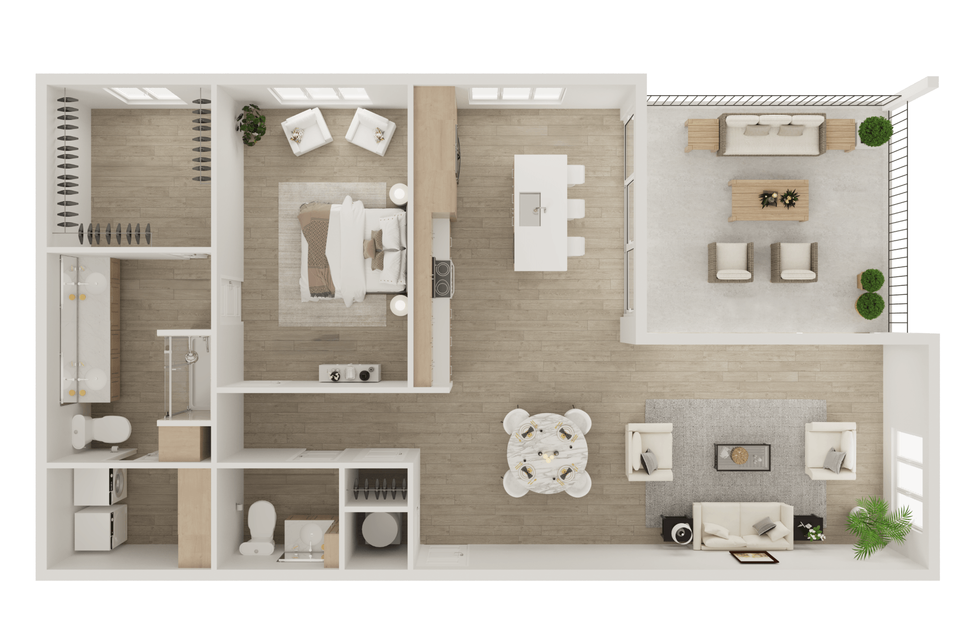 The Oxbow PHA1 floor plan