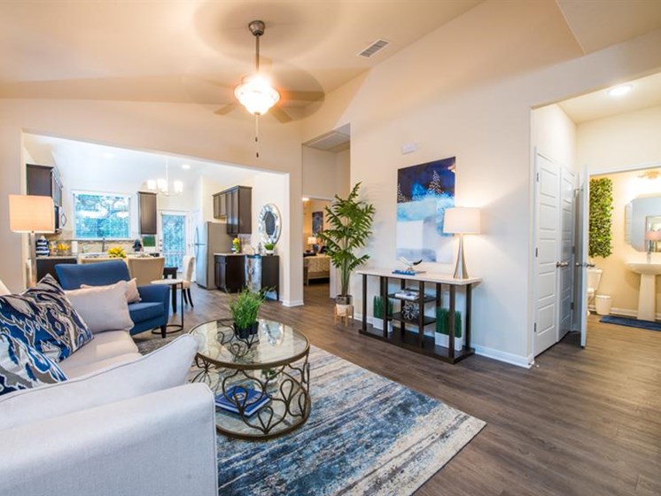 Spacious open floorplans