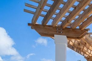 Metal structure outside