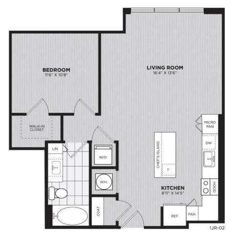 Floor plan layout diagram for A10
