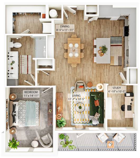 Floor plan layout diagram for A10B