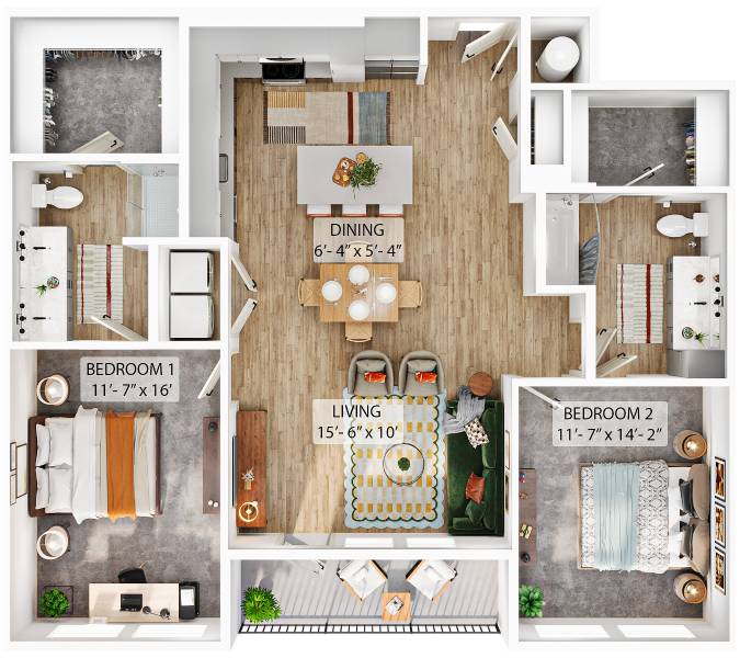 Floor plan layout diagram for B5A