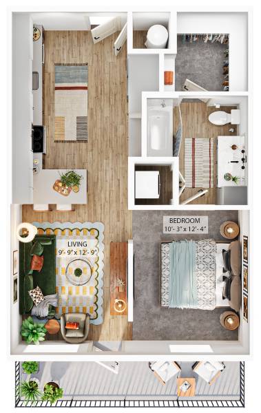 Floor plan layout diagram for S3