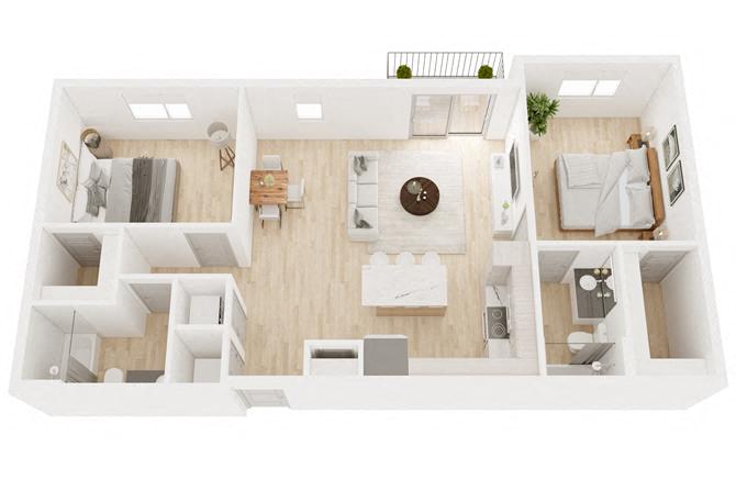 Oak-Wood Flats Image