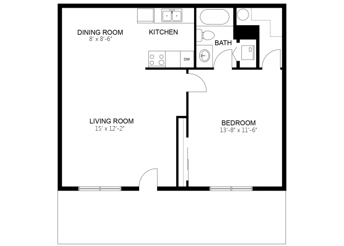 Model A floor plan