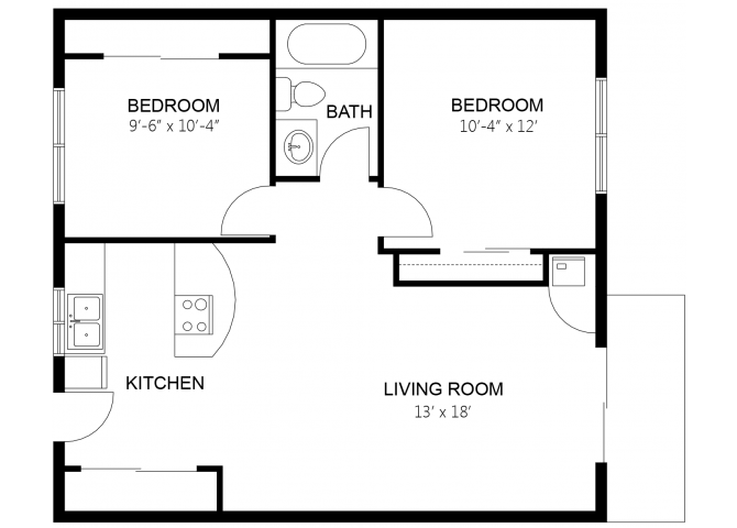 Model D floor plan