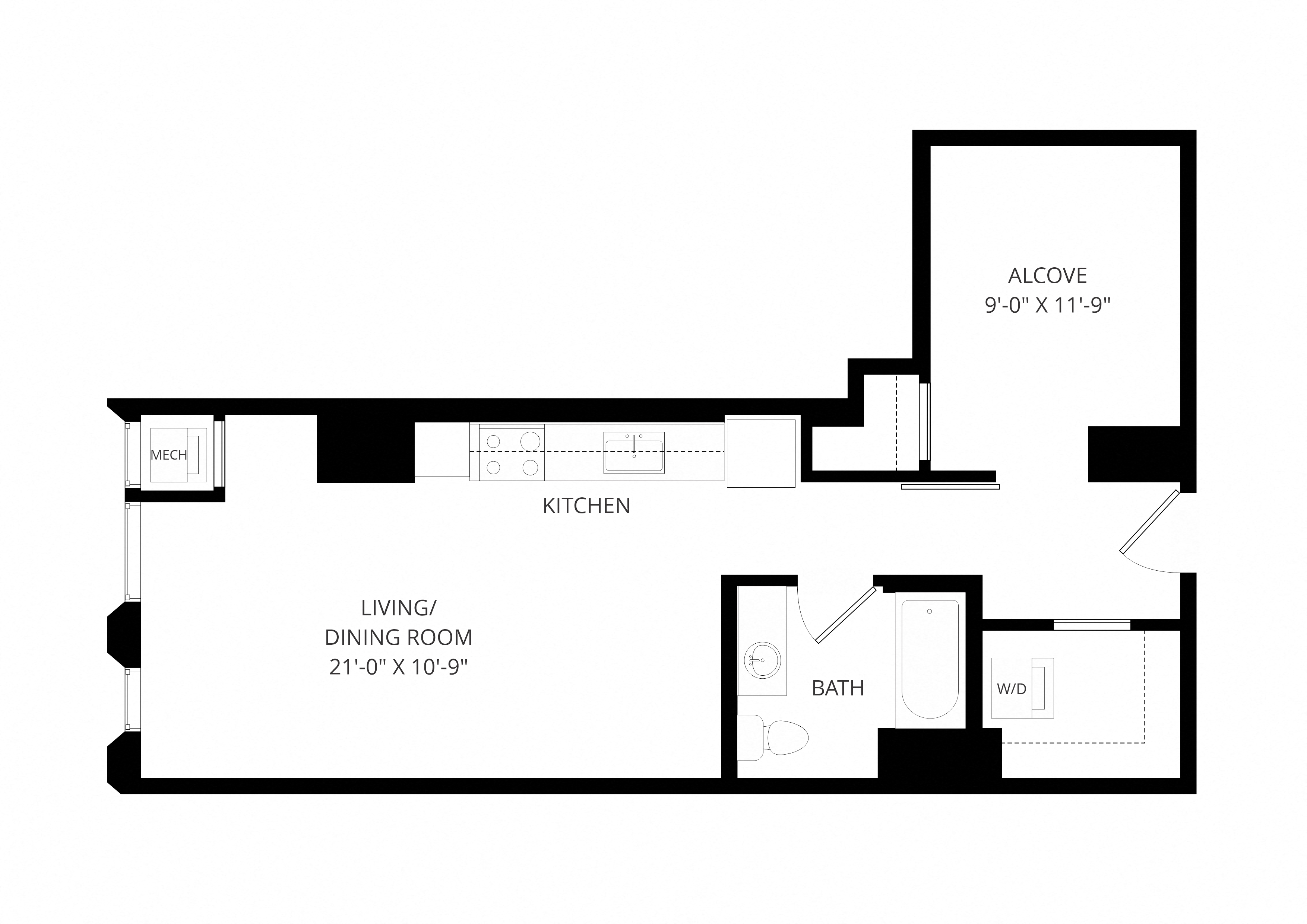 Studio floor plan