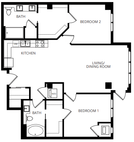 C3 2x2 floor plan