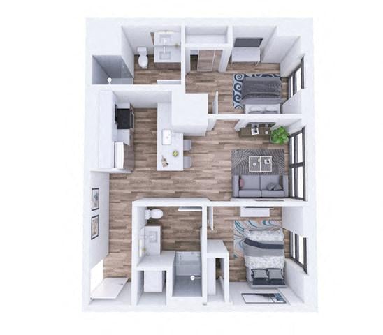 B01 Tower floor plan