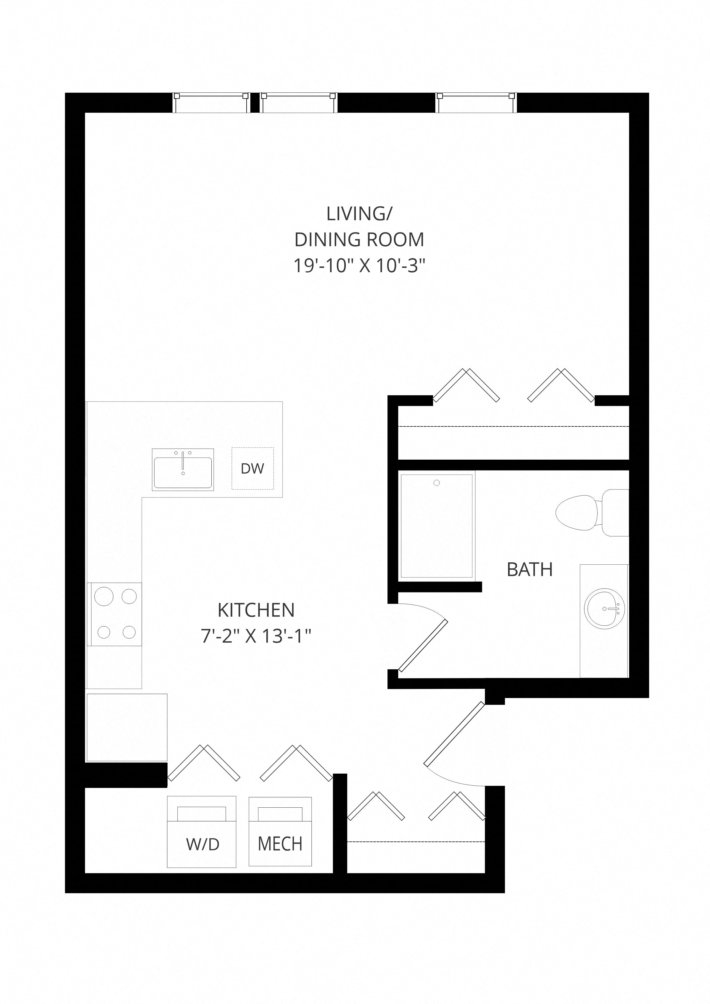VimVigorCourage_Studio floor plan