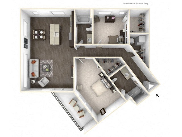 DART_TwoBedroom floor plan