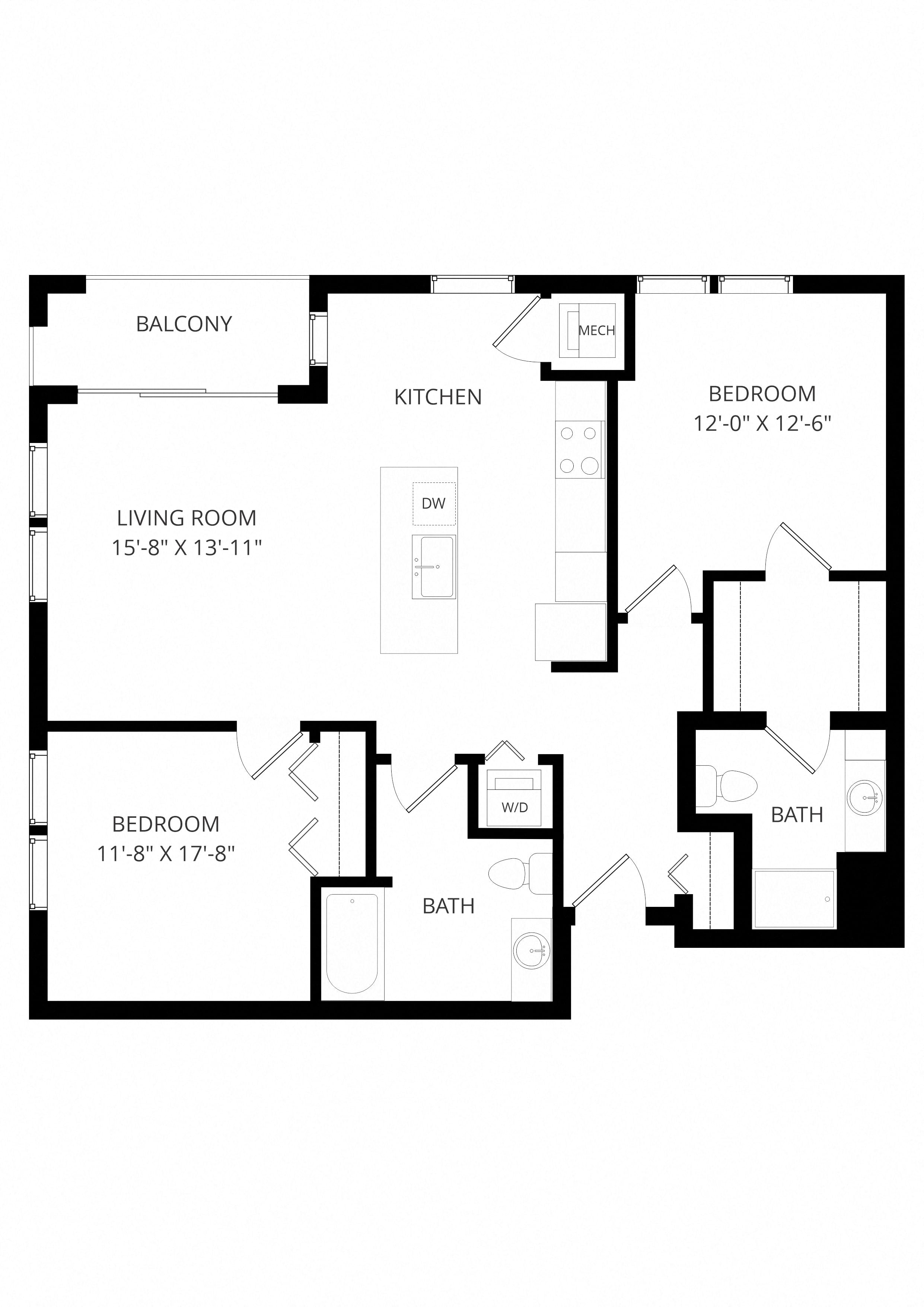 VimVigorDynamo_TwoBedroom floor plan