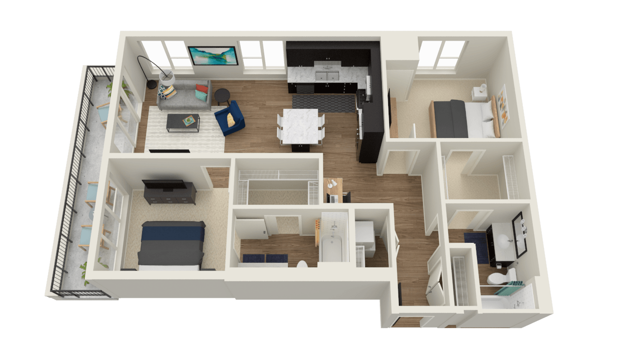 Fifty Five floor plan