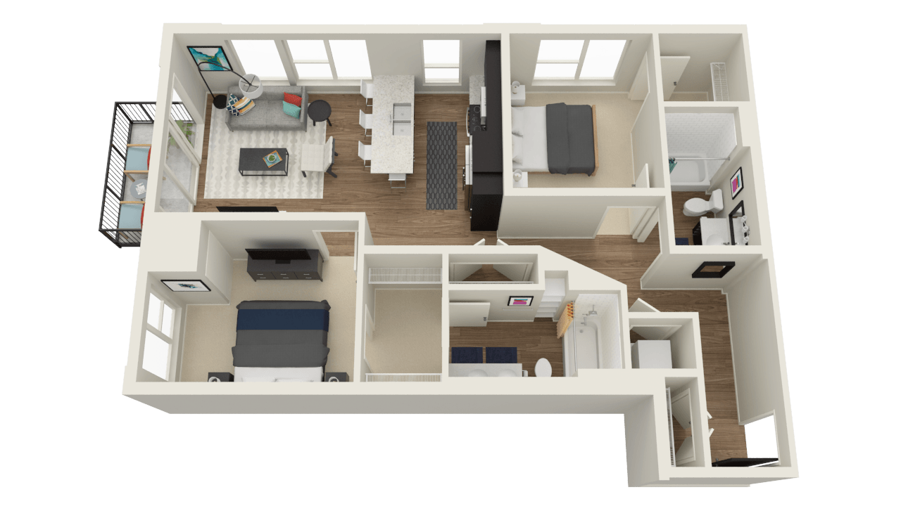 Fifty Four floor plan