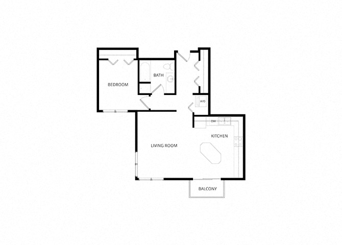1E floor plan