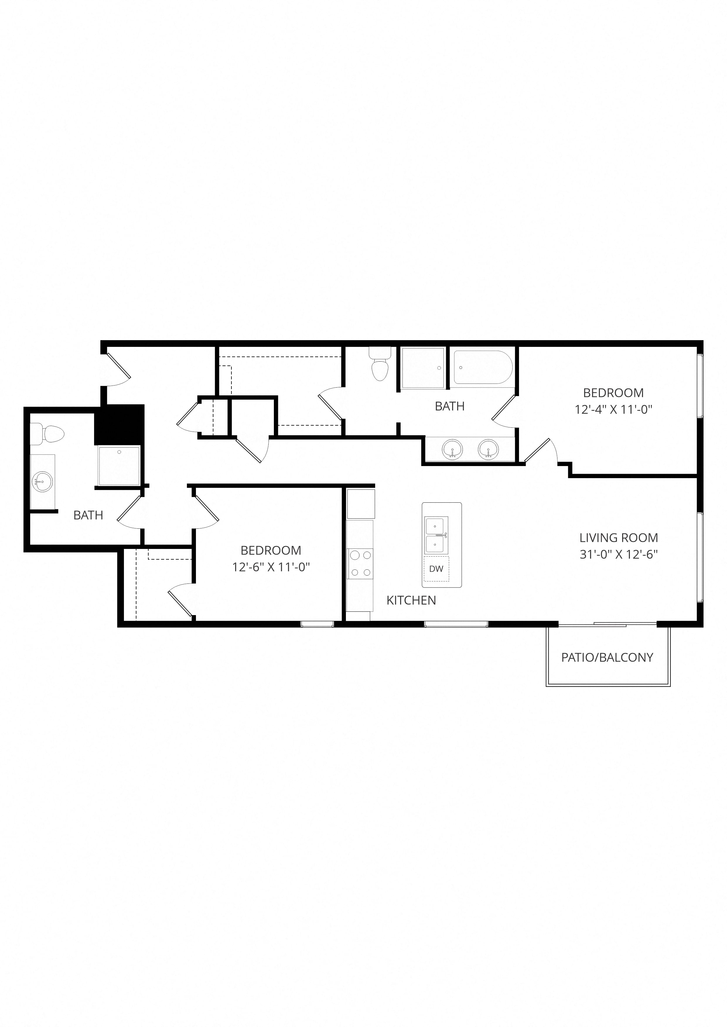 C10 2x2 floor plan
