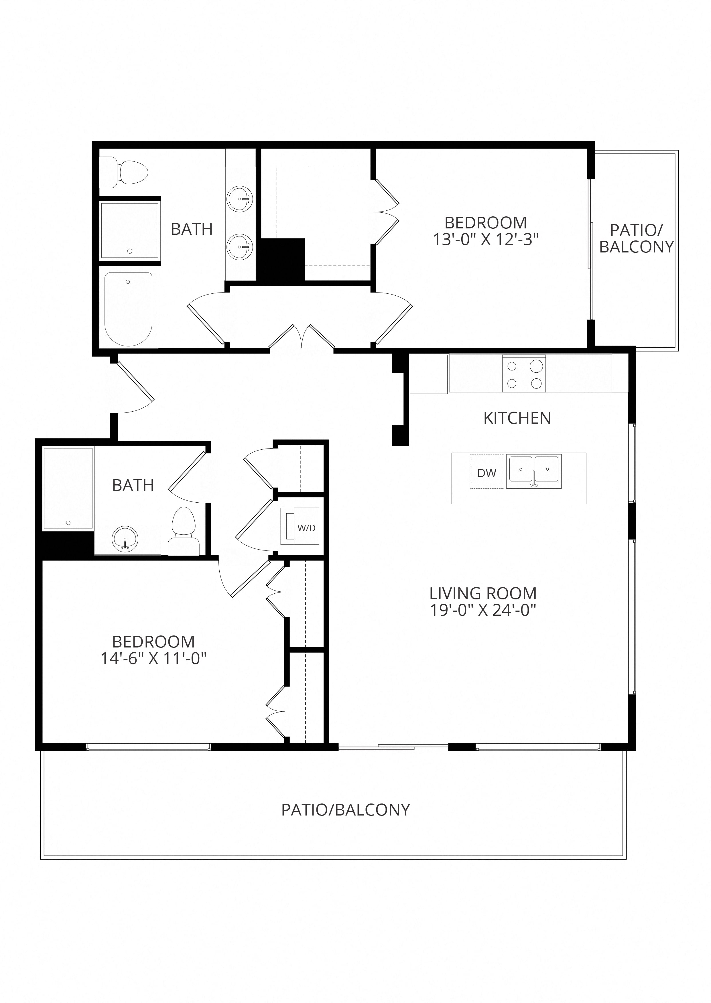 C15 2x2 floor plan