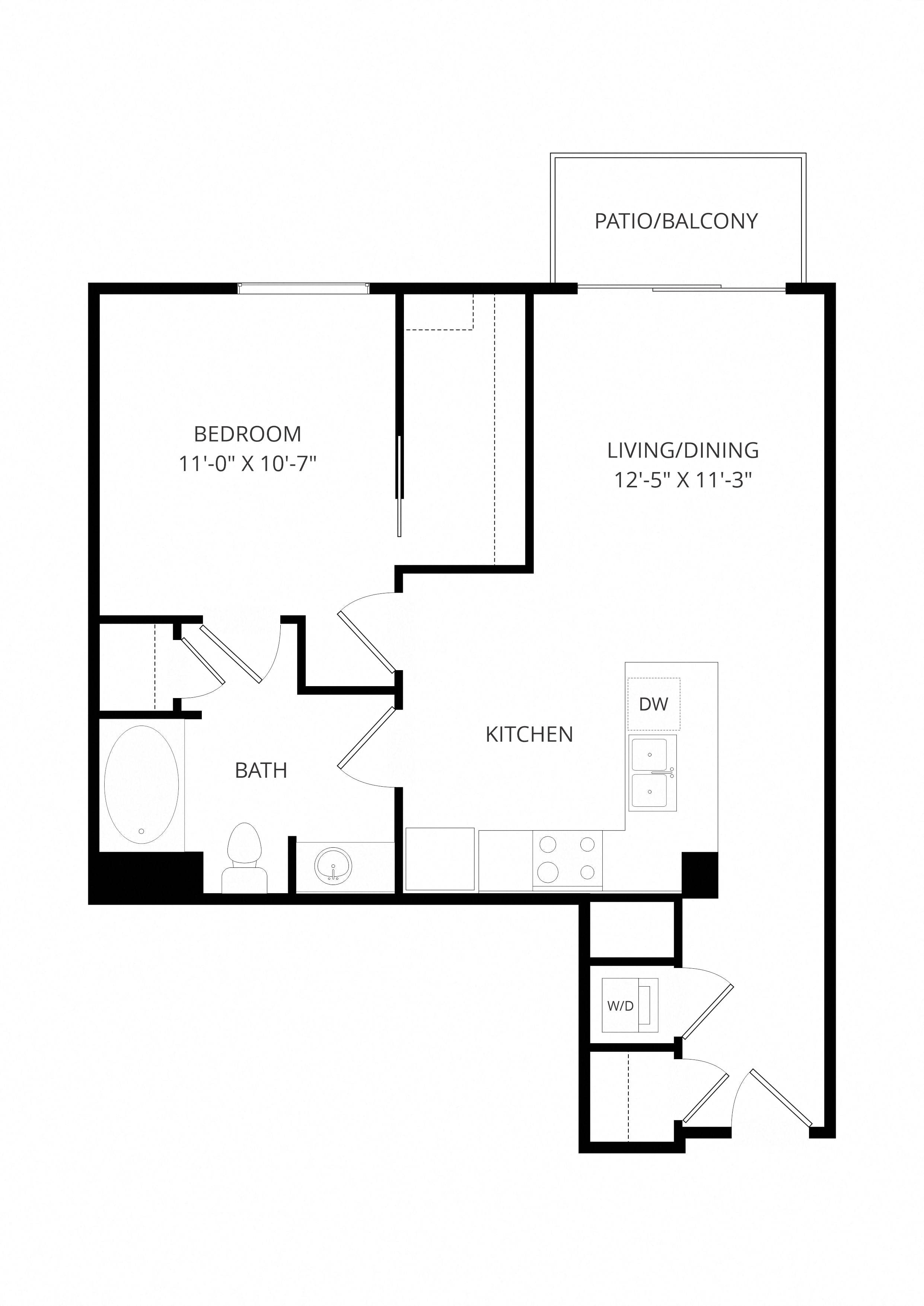 B07 1x1 floor plan