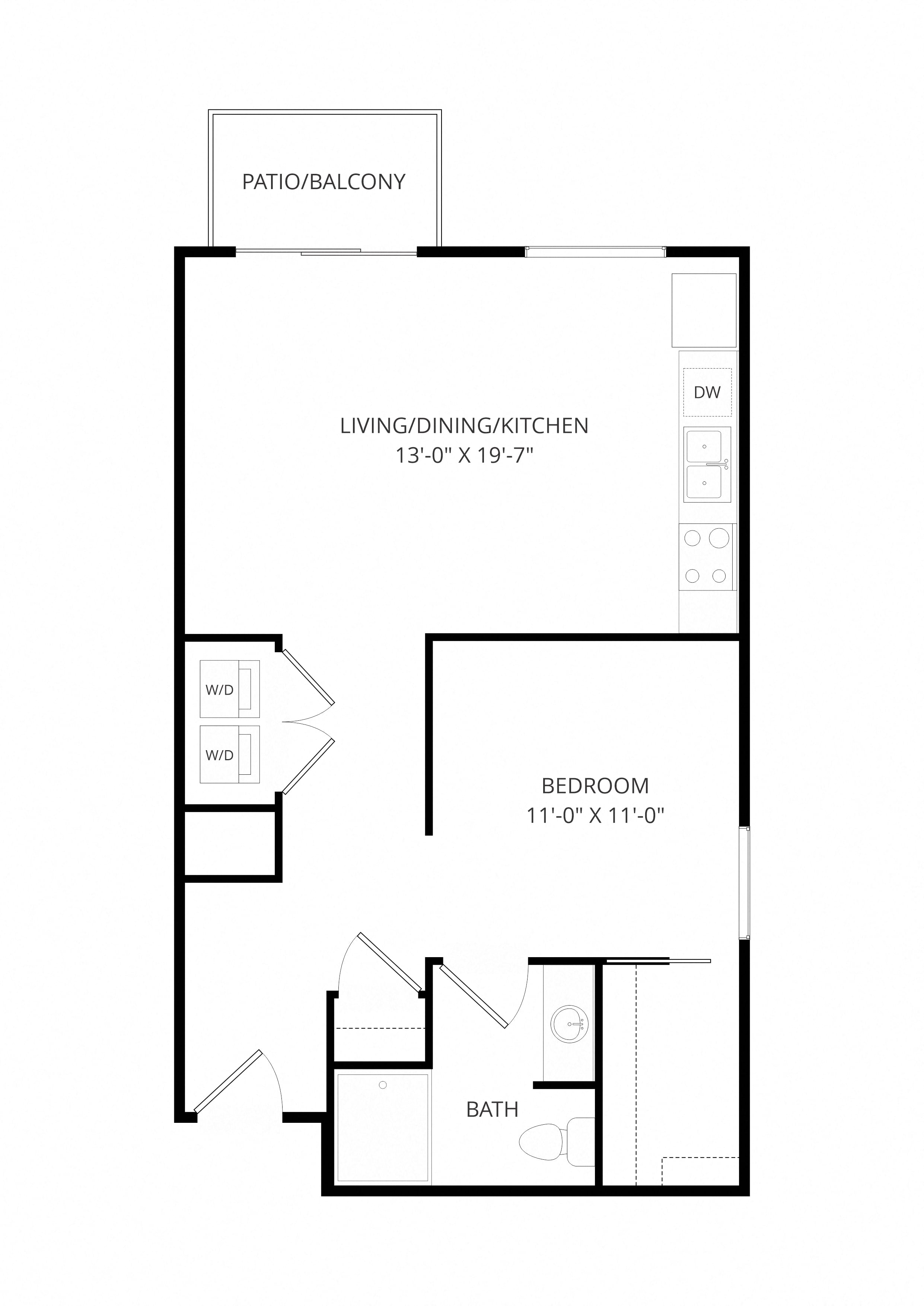 B04 1x1 floor plan