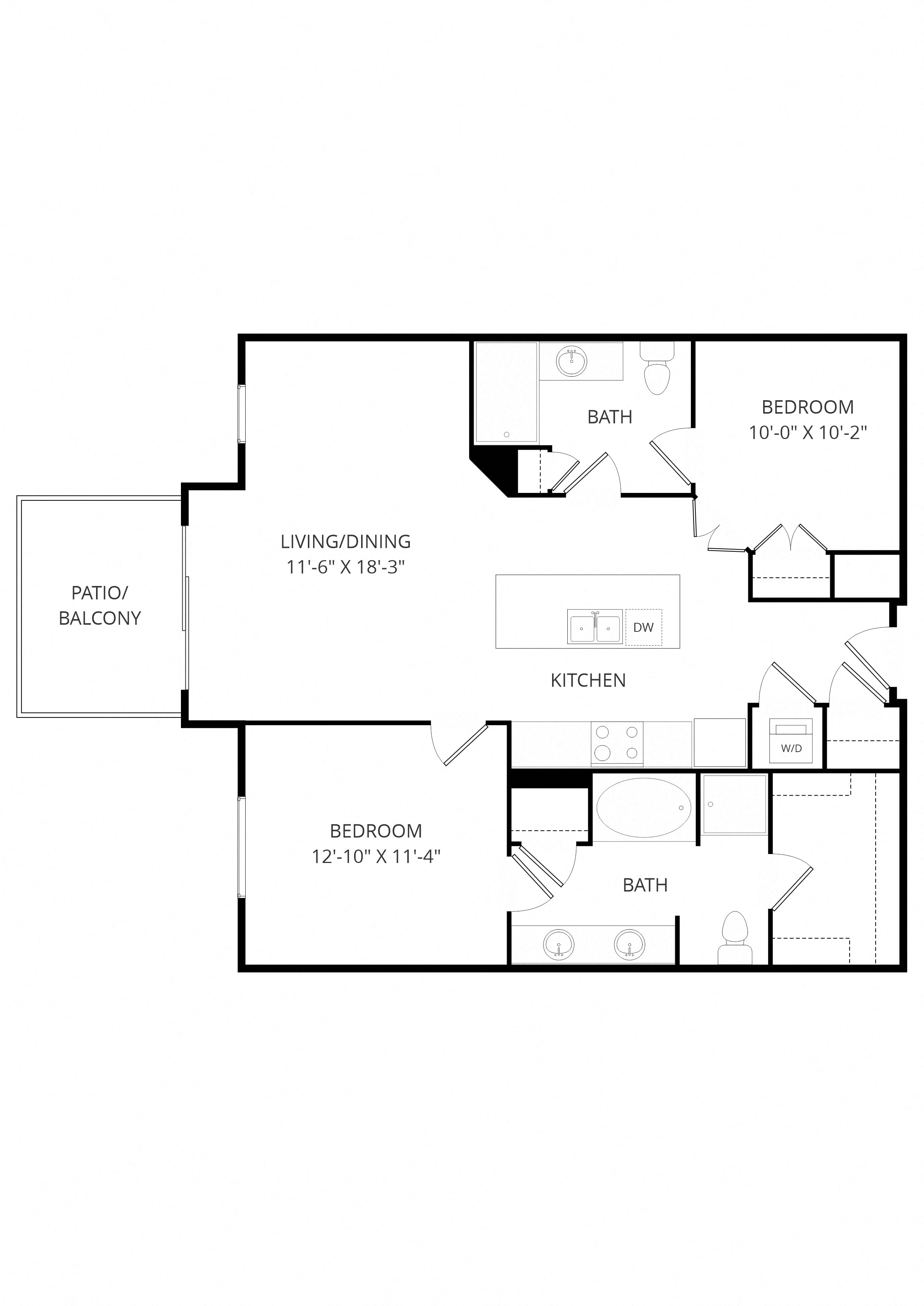 C02 2x2 floor plan