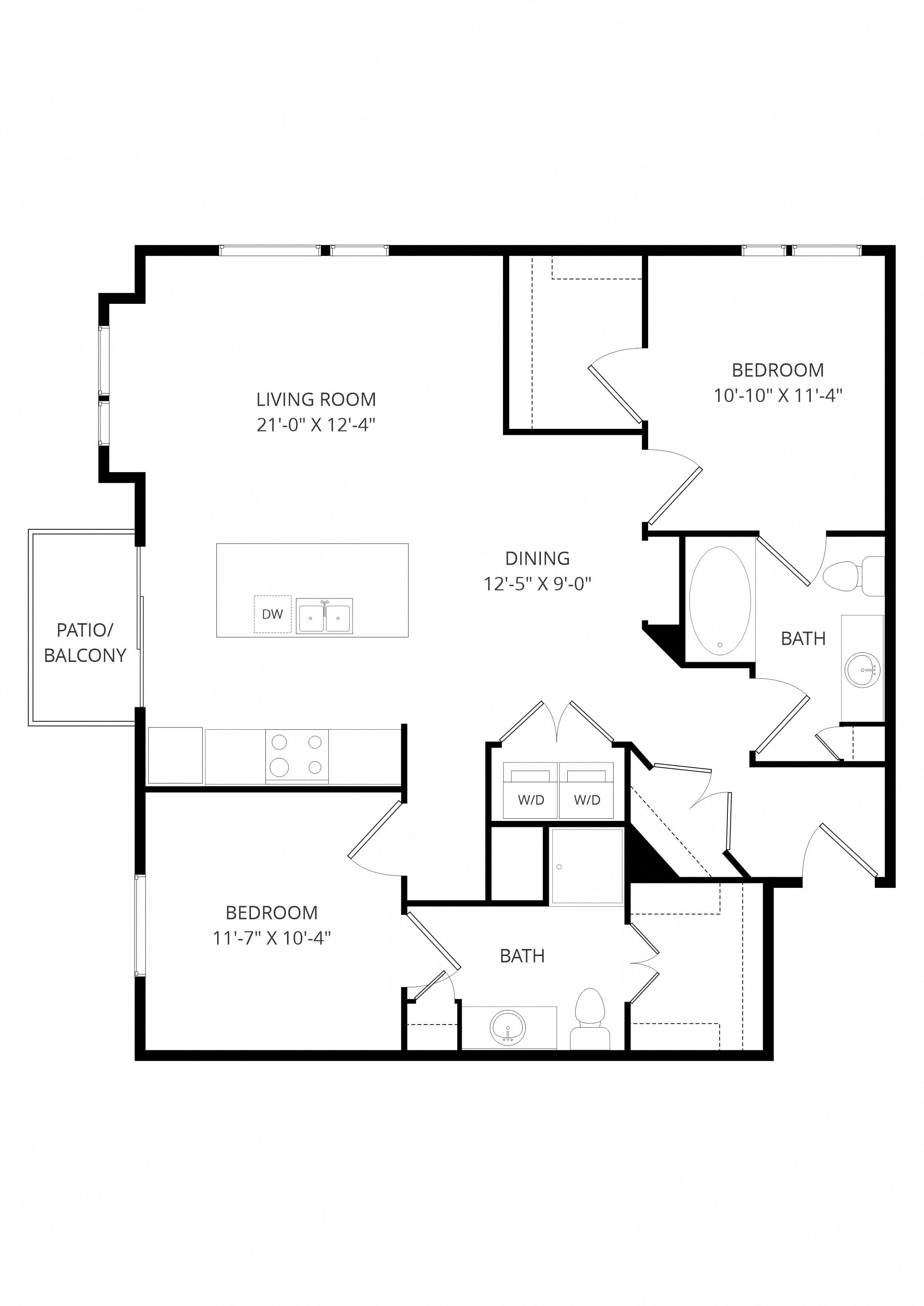 C07 2x2 floor plan