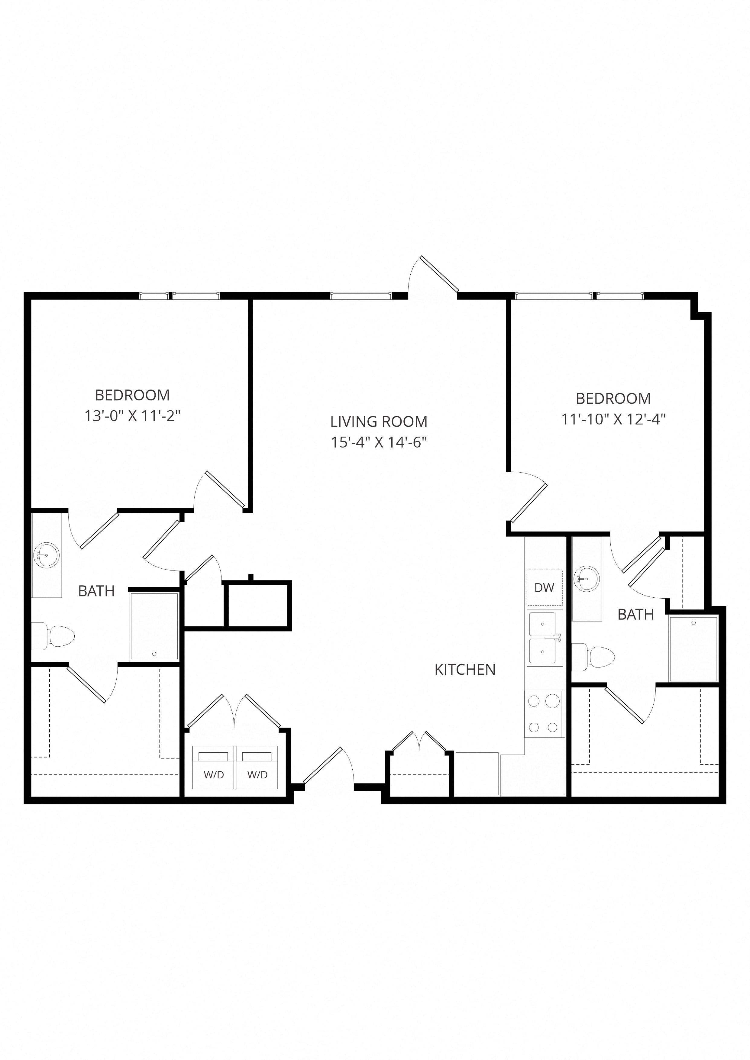 C09 2x2 floor plan
