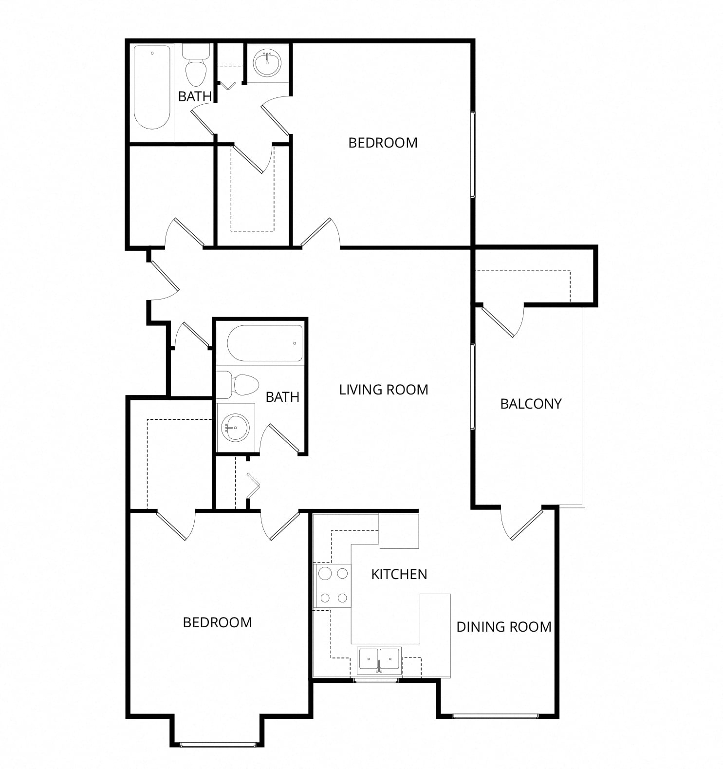 The Washington floor plan