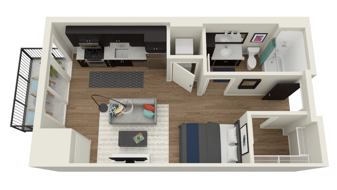 One floor plan