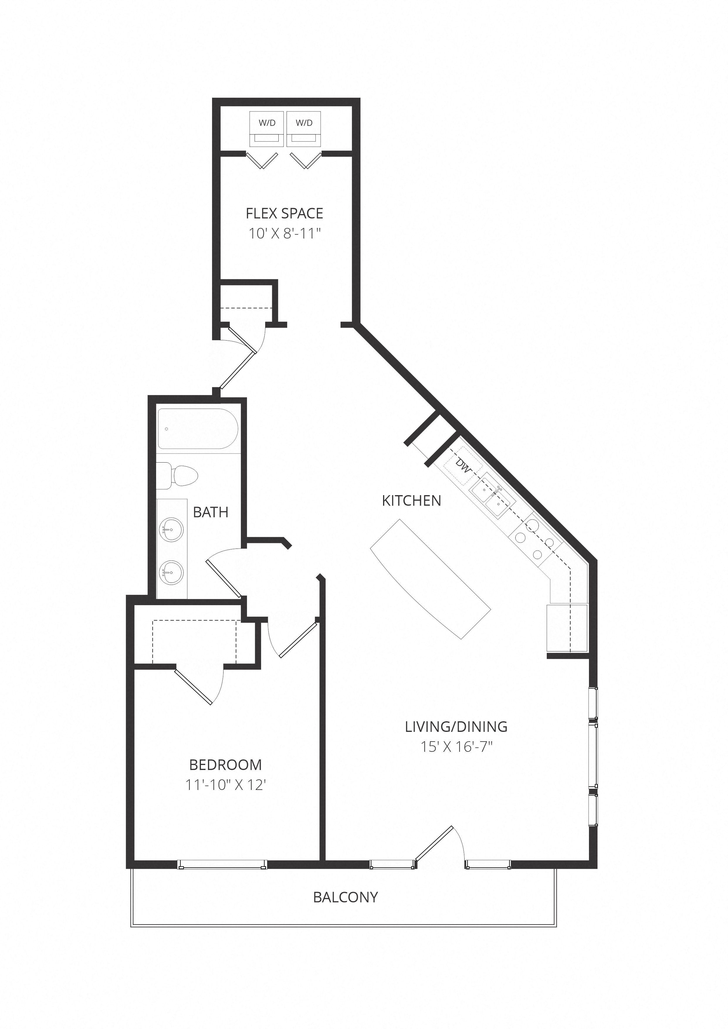 BuildingPPA9_OneBedroom floor plan