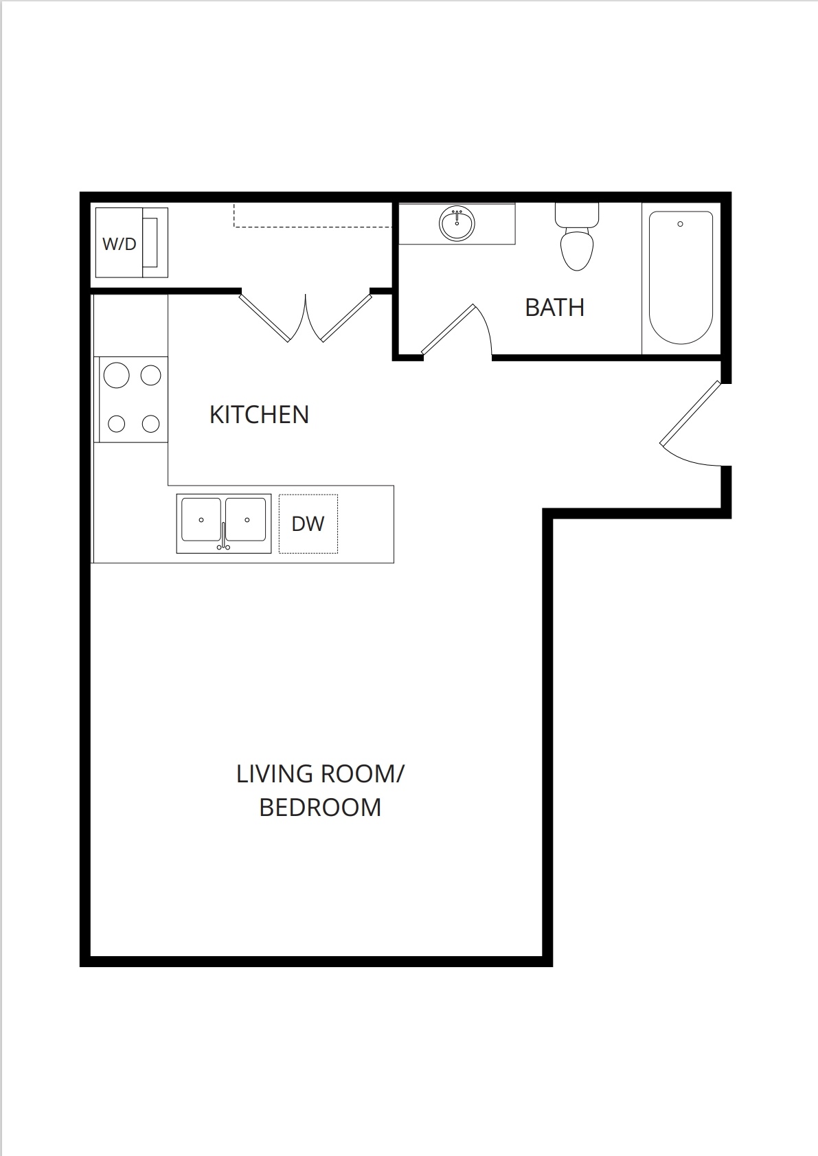 Studio floor plan