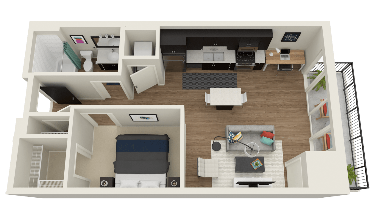 Sixteen floor plan