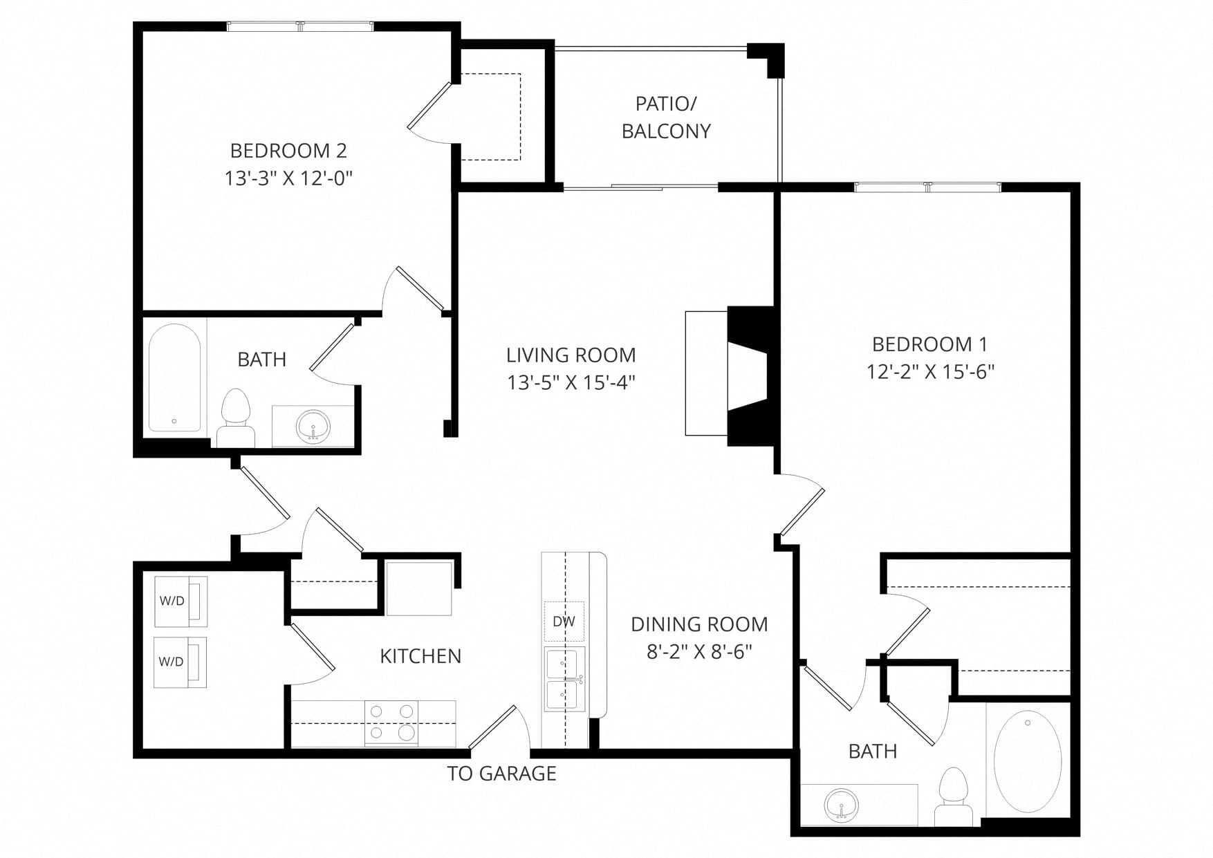2B floor plan