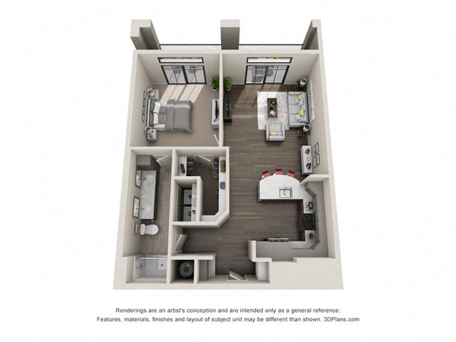 PHA13_OneBedroom floor plan