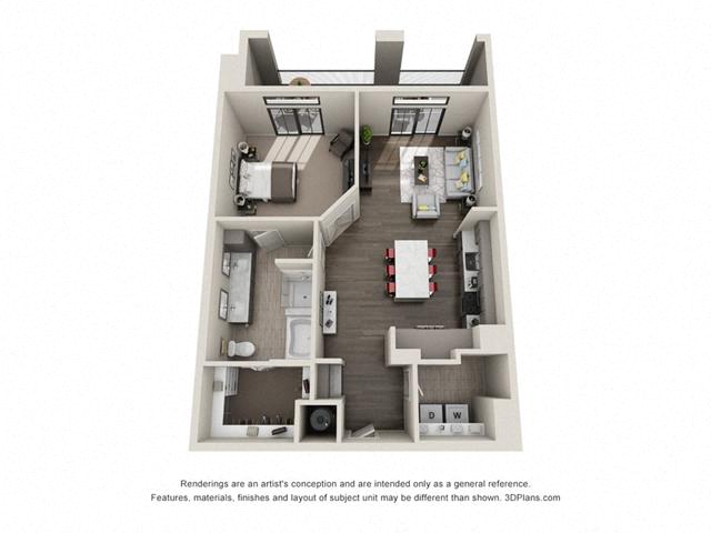 PHA14_OneBedroom floor plan
